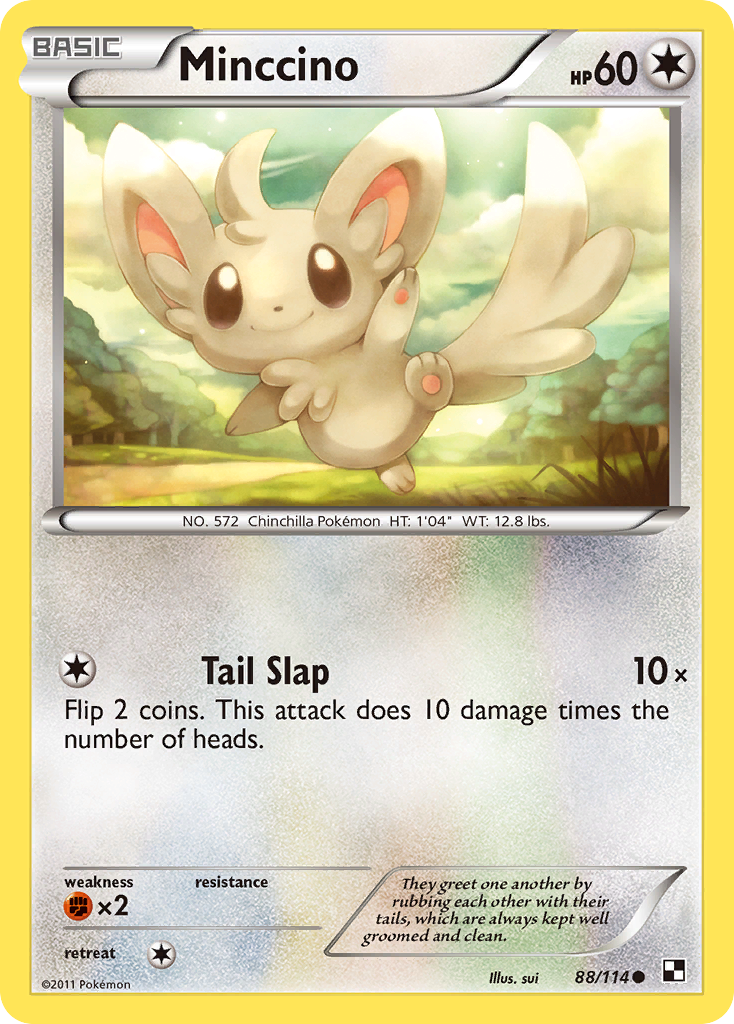 Black & White Minccino #88/114