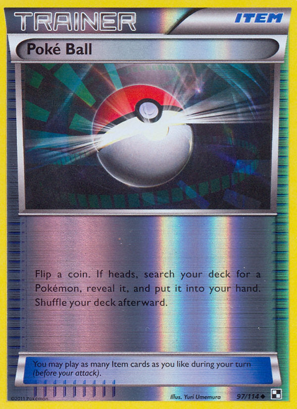 Black & White Poke Ball #97/114 reverse holo