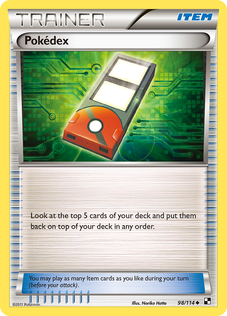 Black & White Pokedex #98/114