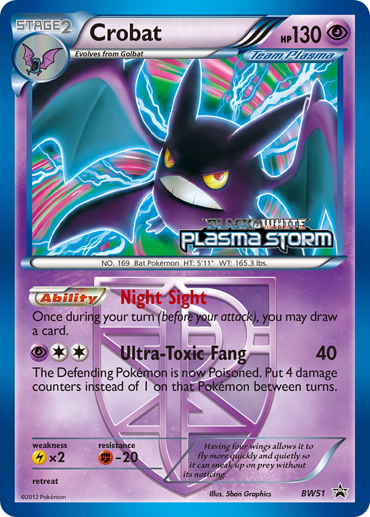 Black & White Promo Crobat #51