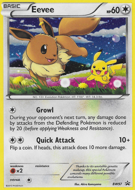 Black & White Promo Eevee #97