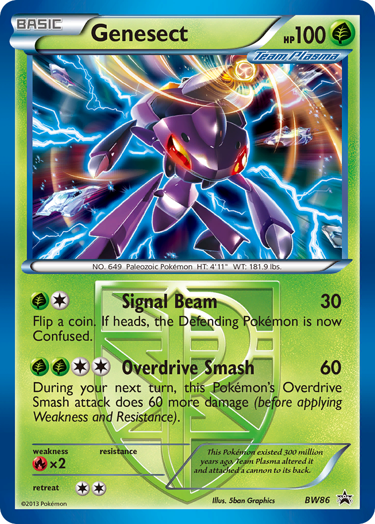 Black & White Promo Genesect #86