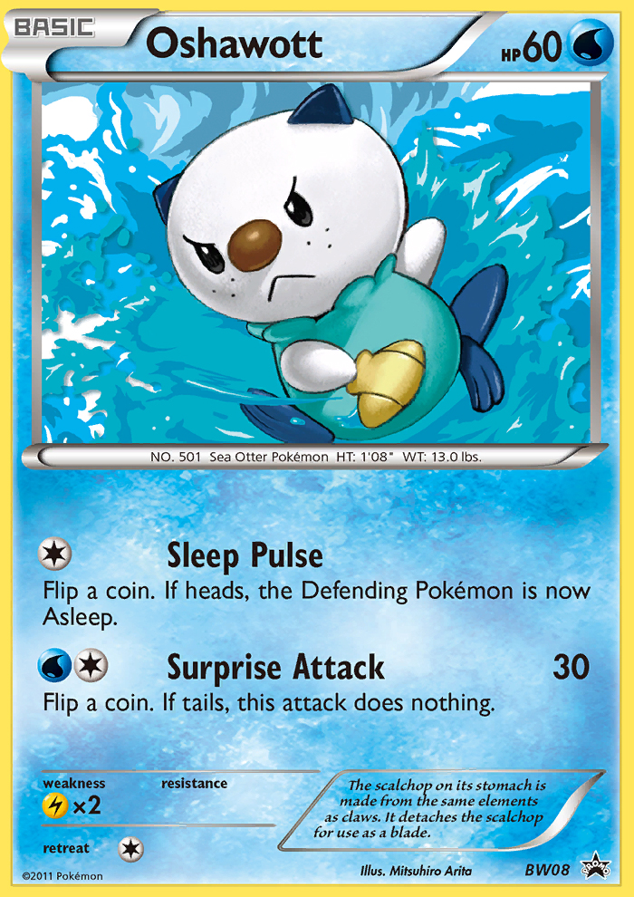 Black & White Promo Oshawott #8