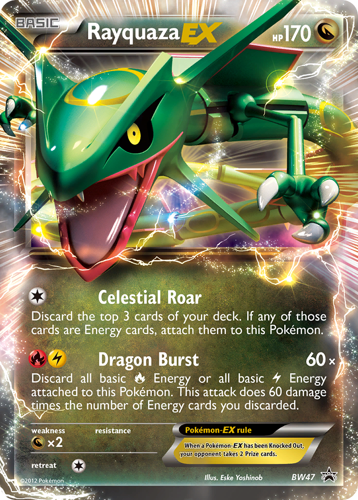 Black & White Promo Rayquaza EX #47
