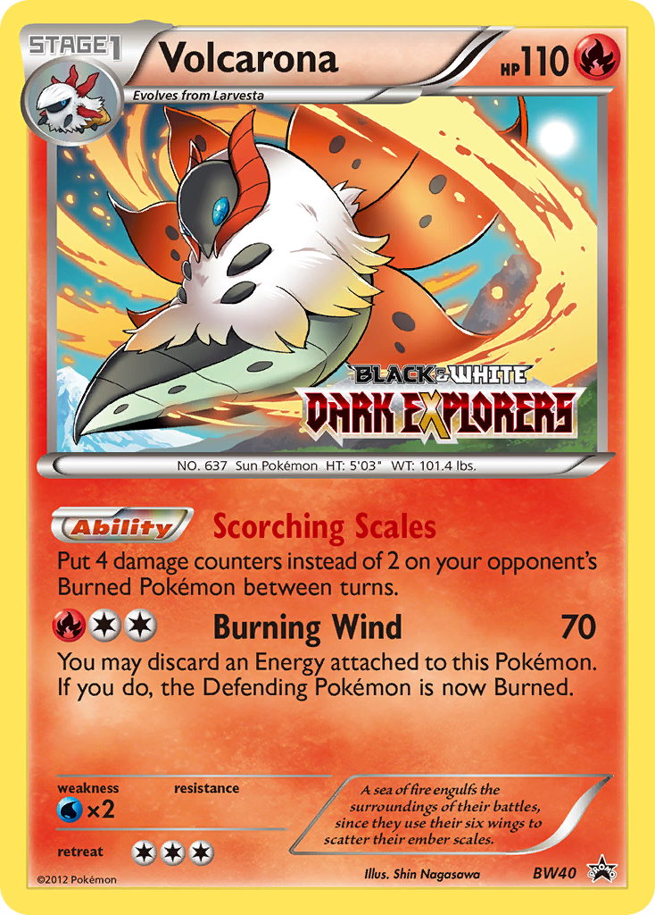 Black & White Promo Volcarona #40