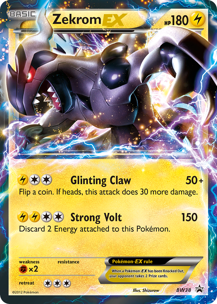 Black & White Promo Zekrom EX #38