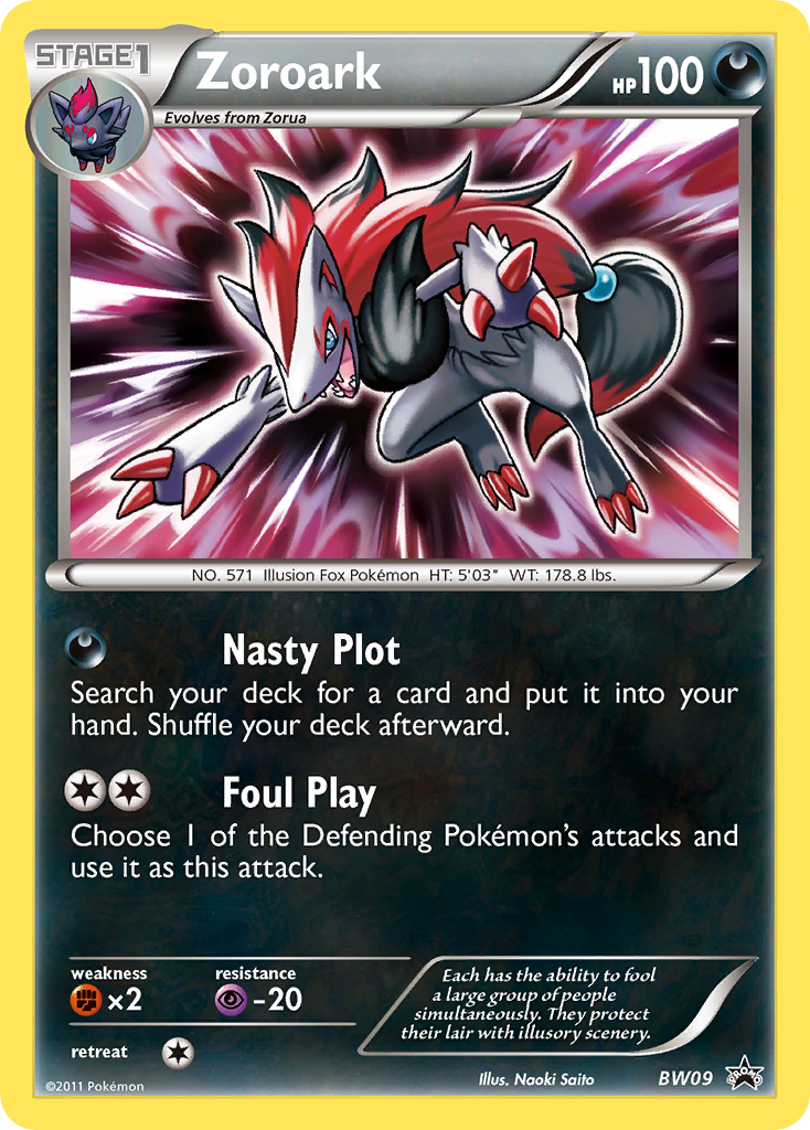 Black & White Promo Zoroark #9