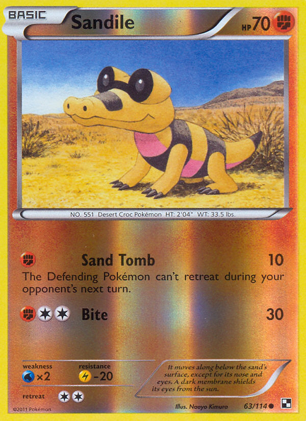 Black & White Sandile #63/114 reverse holo