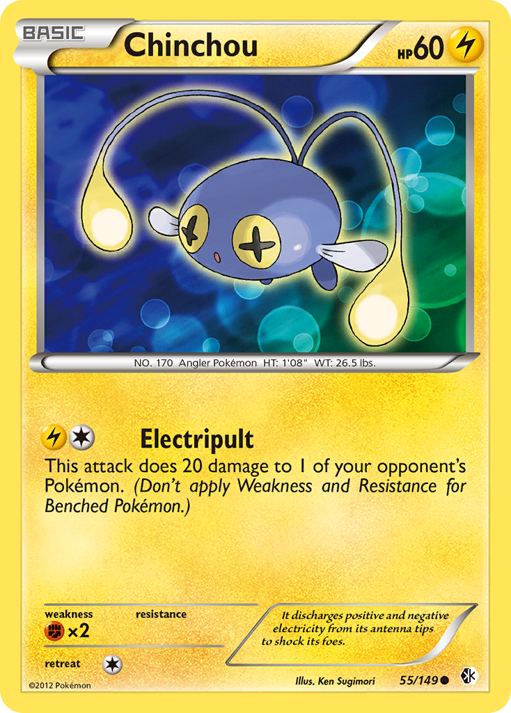 Boundaries Crossed Chinchou #55/149