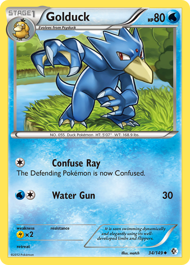 Boundaries Crossed Golduck #34/149