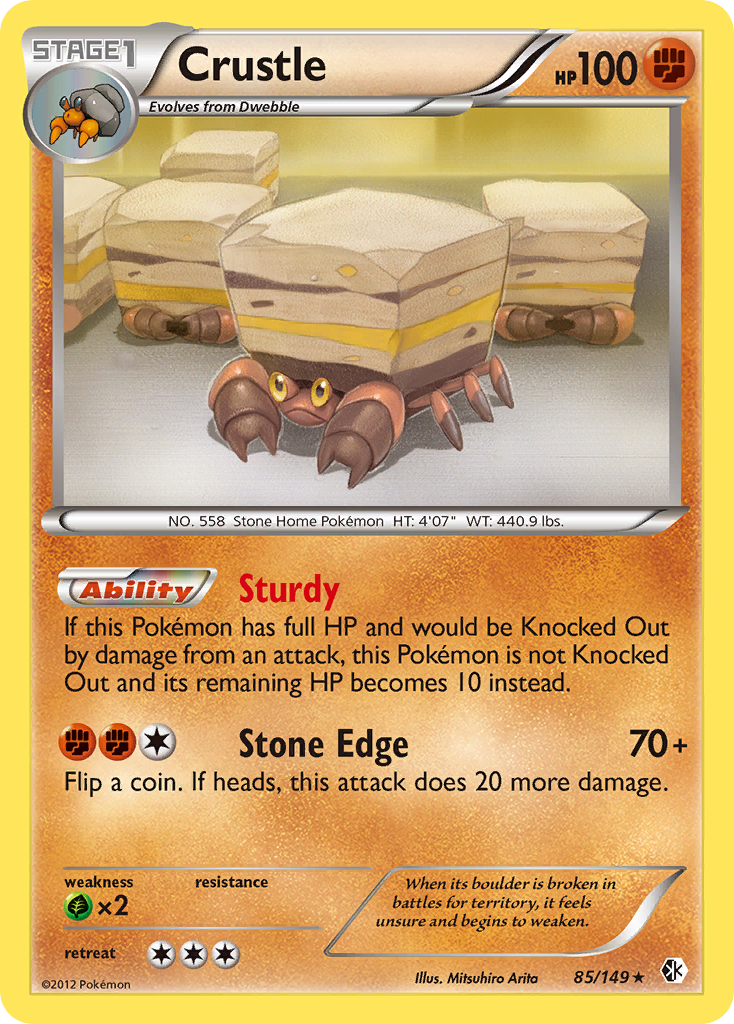 Boundaries Crossed Holo Crustle #85/149