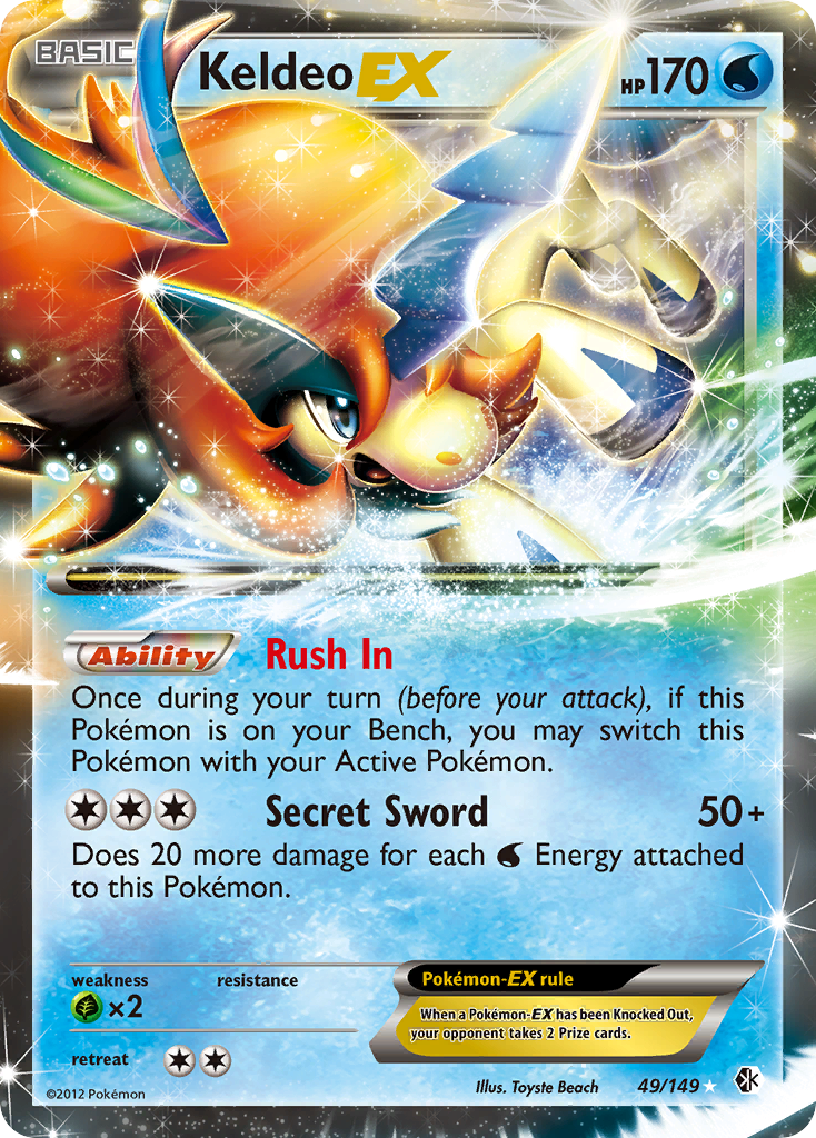 Boundaries Crossed Keldeo EX #49/149
