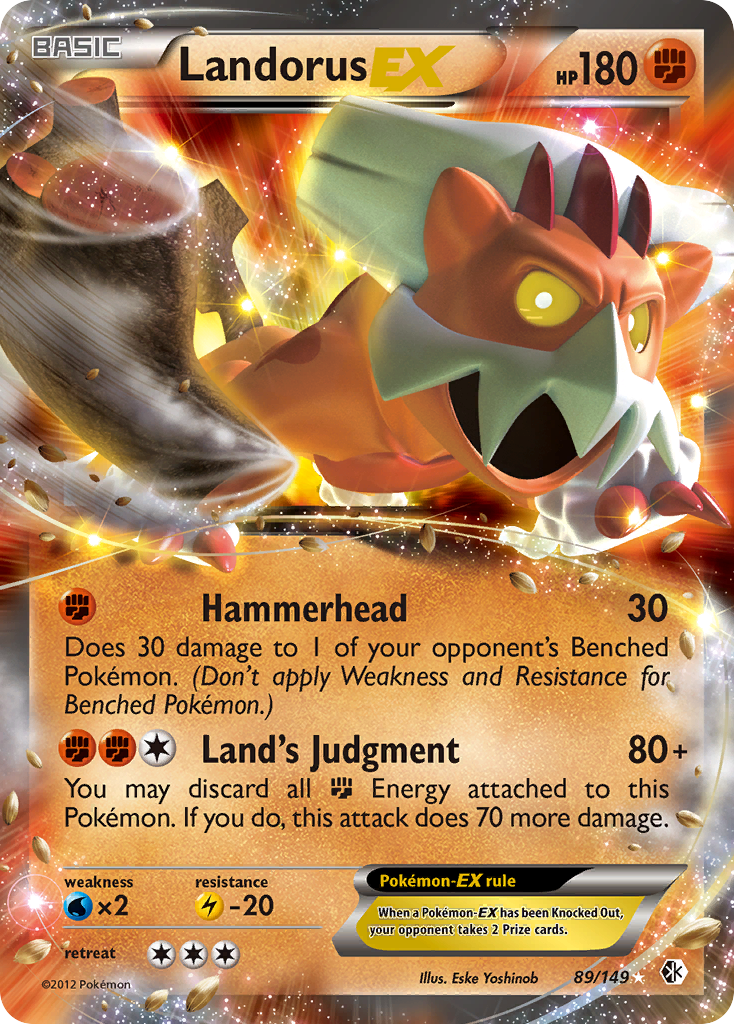 Boundaries Crossed Landorus EX #89/149