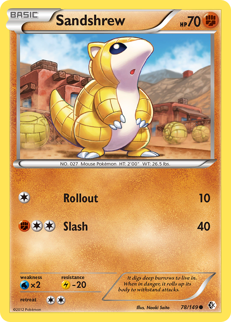 Boundaries Crossed Sandshrew #78/149