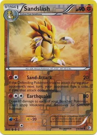 Boundaries Crossed Sandslash #79/149 reverse holo