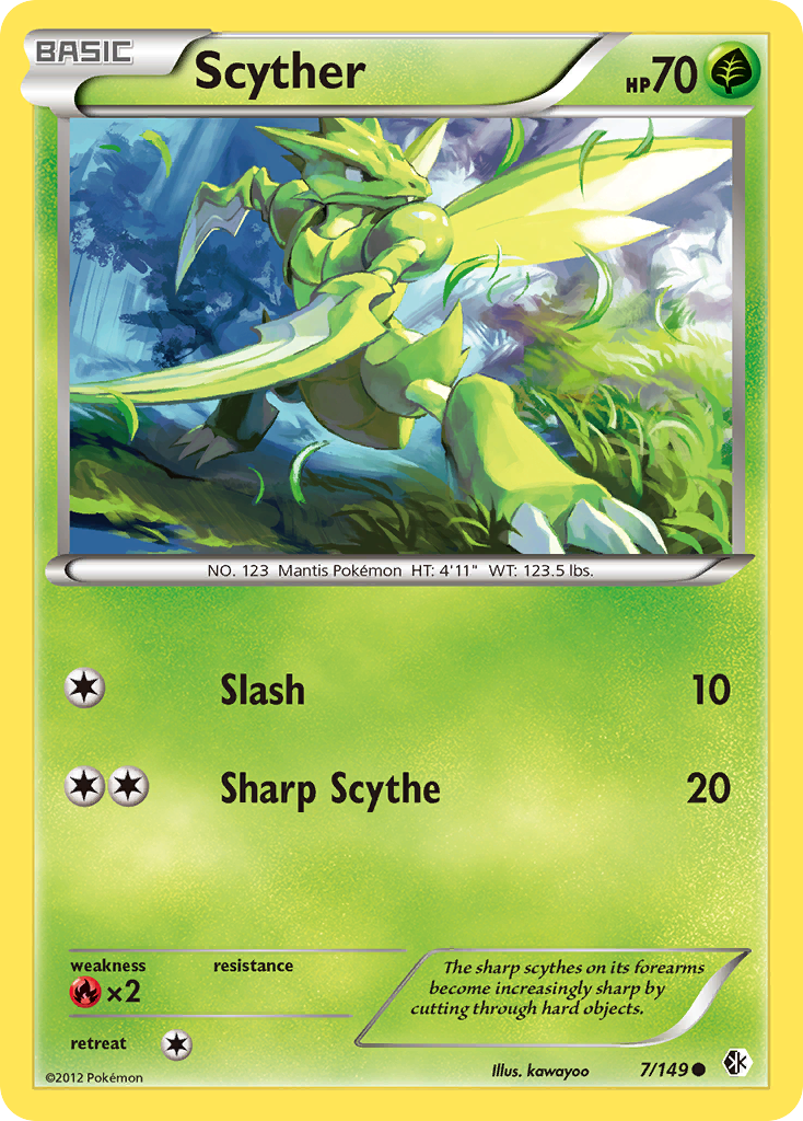 Boundaries Crossed Scyther #7/149