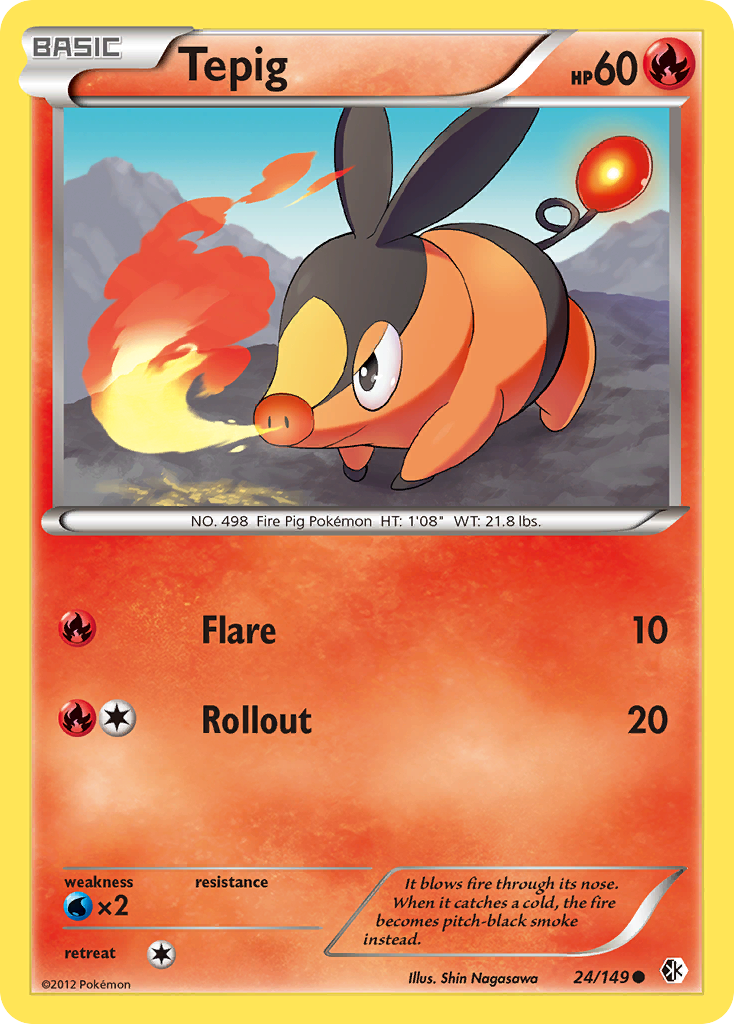 Boundaries Crossed Tepig #24/149