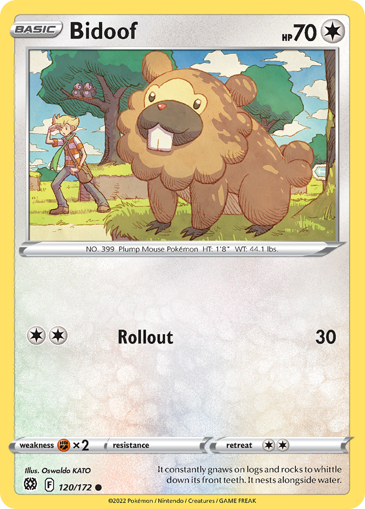 Brilliant Stars Bidoof #120/172