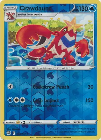 Brilliant Stars Crawdaunt #33/172 reverse holo