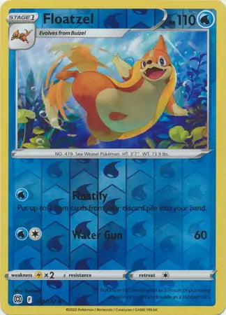 Brilliant Stars Floatzel #39/172 reverse holo