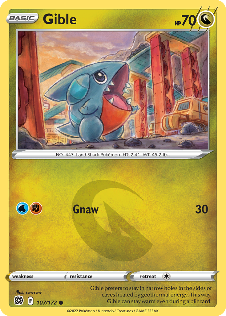 Brilliant Stars Gible #107/172