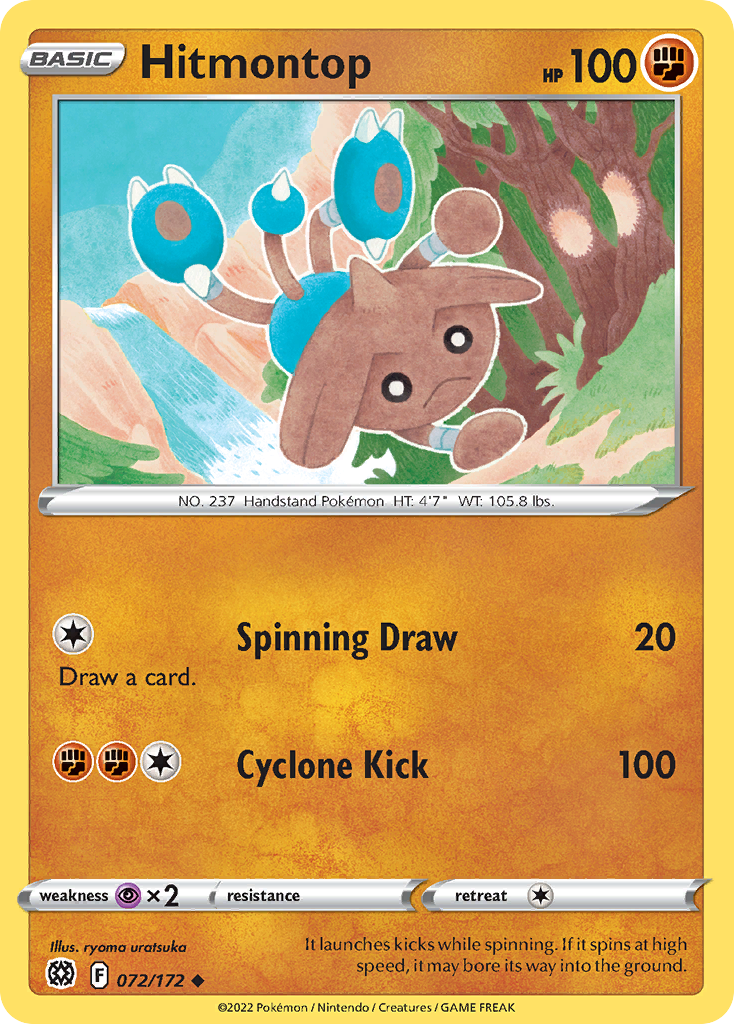 Brilliant Stars Hitmontop #72/172