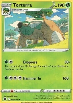 Brilliant Stars Holo Torterra #8/172