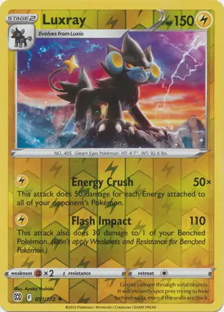 Brilliant Stars Luxray #51/172 reverse holo