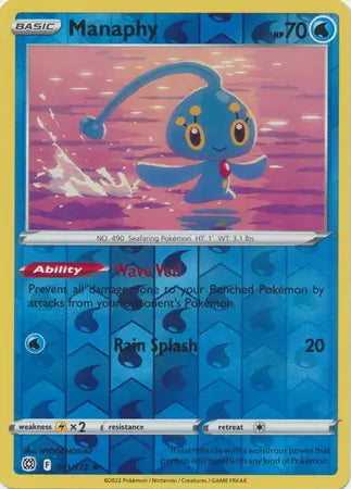Brilliant Stars Manaphy #41/172 reverse holo