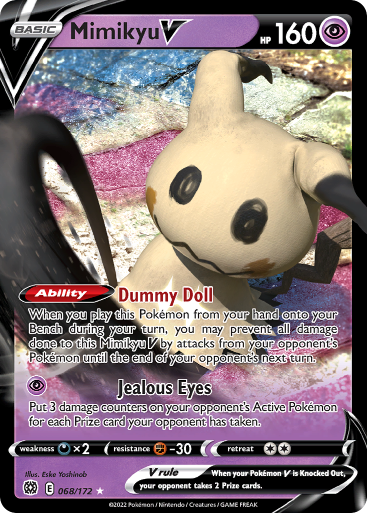 Brilliant Stars Mimikyu V #68/172