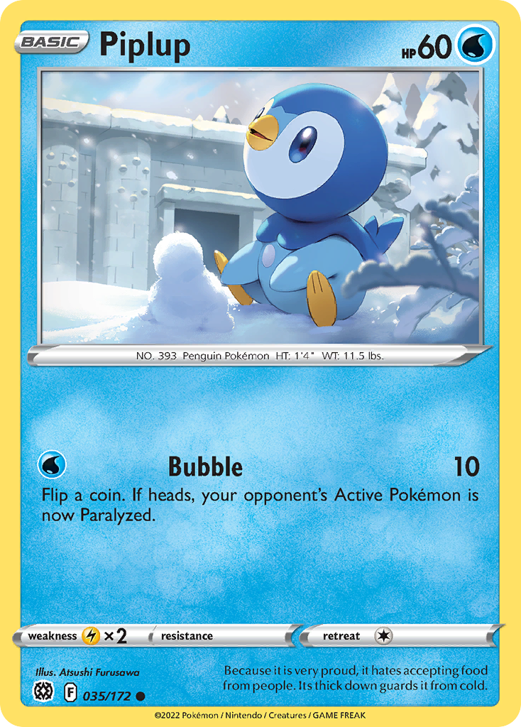 Brilliant Stars Piplup #35/172