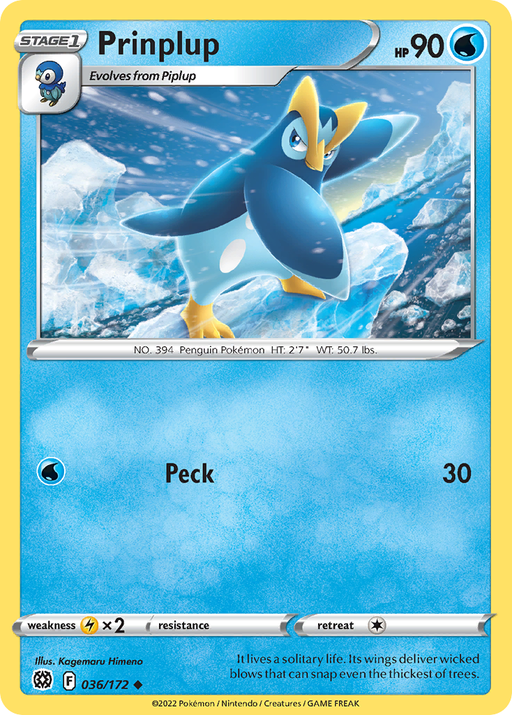 Brilliant Stars Prinplup #36/172