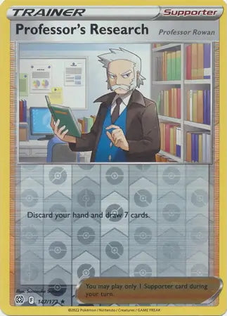 Brilliant Stars Professor’s Research #147/172 reverse holo