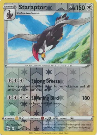 Brilliant Stars Staraptor #119/172 reverse holo
