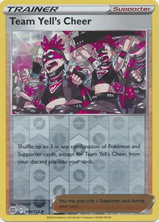 Brilliant Stars Team Yell’s Cheer #149/172 reverse holo