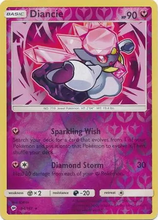 Burning Shadows Diancie #94/147 reverse holo