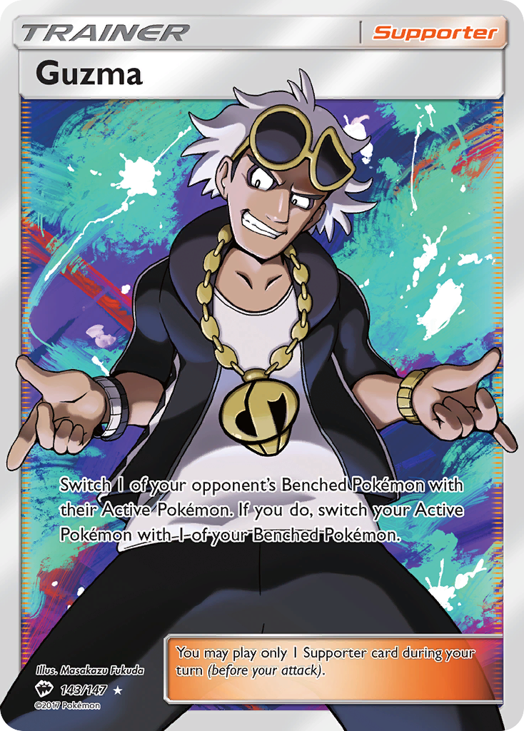 Burning Shadows Guzma #143/147