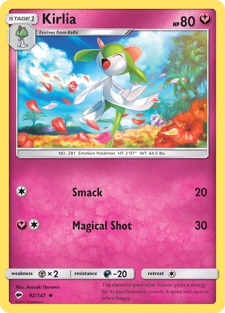 Burning Shadows Kirlia #92/147
