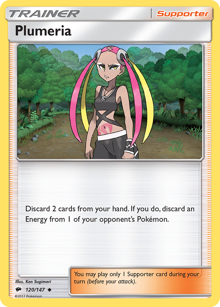 Burning Shadows Plumeria #120/147