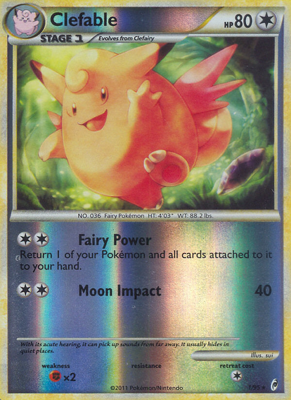 Call of Legends Clefable #1/95 reverse holo