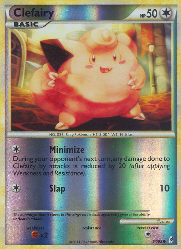 Call of Legends Clefairy #54/95 reverse holo