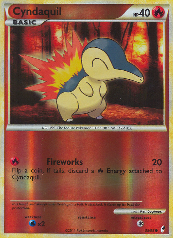 Call of Legends Cyndaquil #55/95 reverse holo