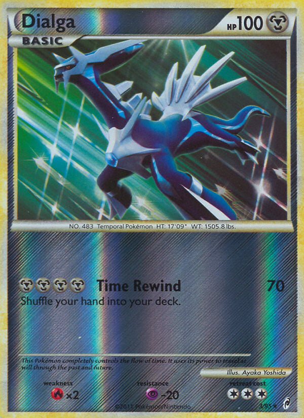 Call of Legends Dialga #3/95 reverse holo