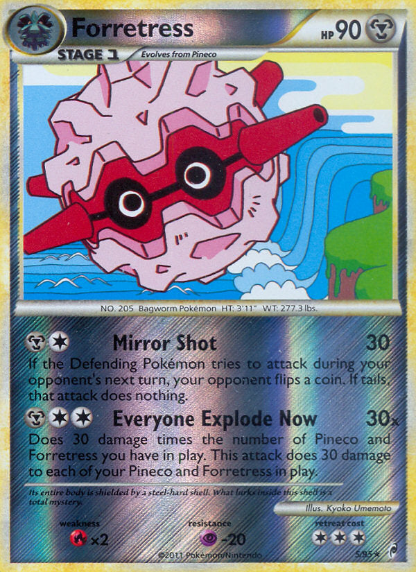 Call of Legends Forretress #5/95 reverse holo