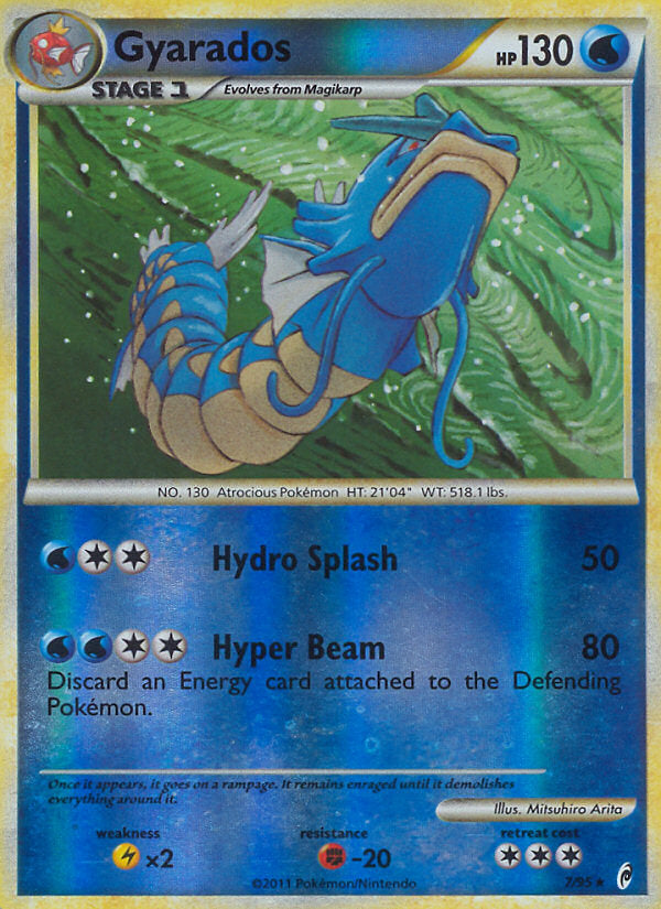 Call of Legends Gyarados #7/95 reverse holo