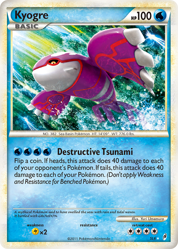 Call of Legends Holo Kyogre #SL6
