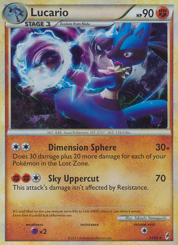 Call of Legends Holo Lucario #14/95