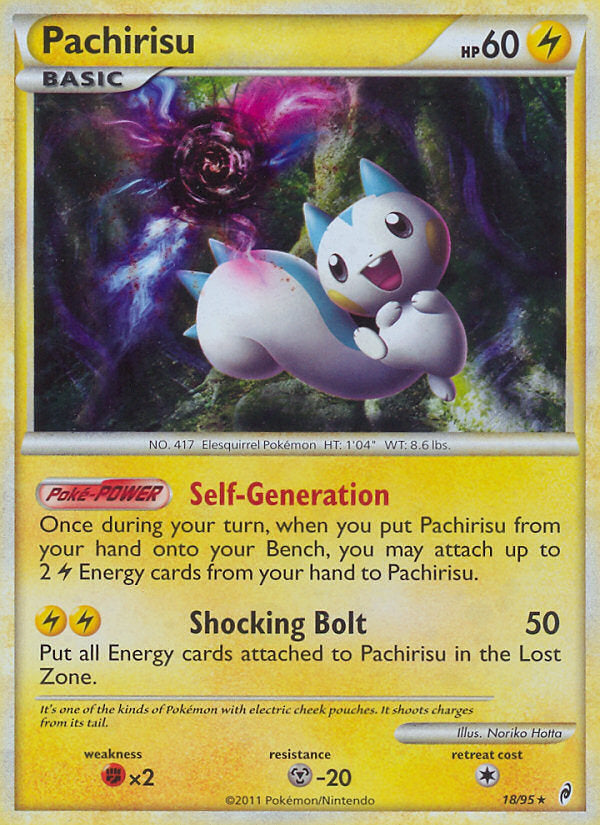 Call of Legends Holo Pachirisu #18/95