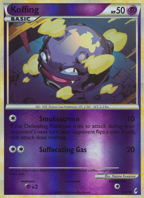 Call of Legends Koffing #60/95 reverse holo