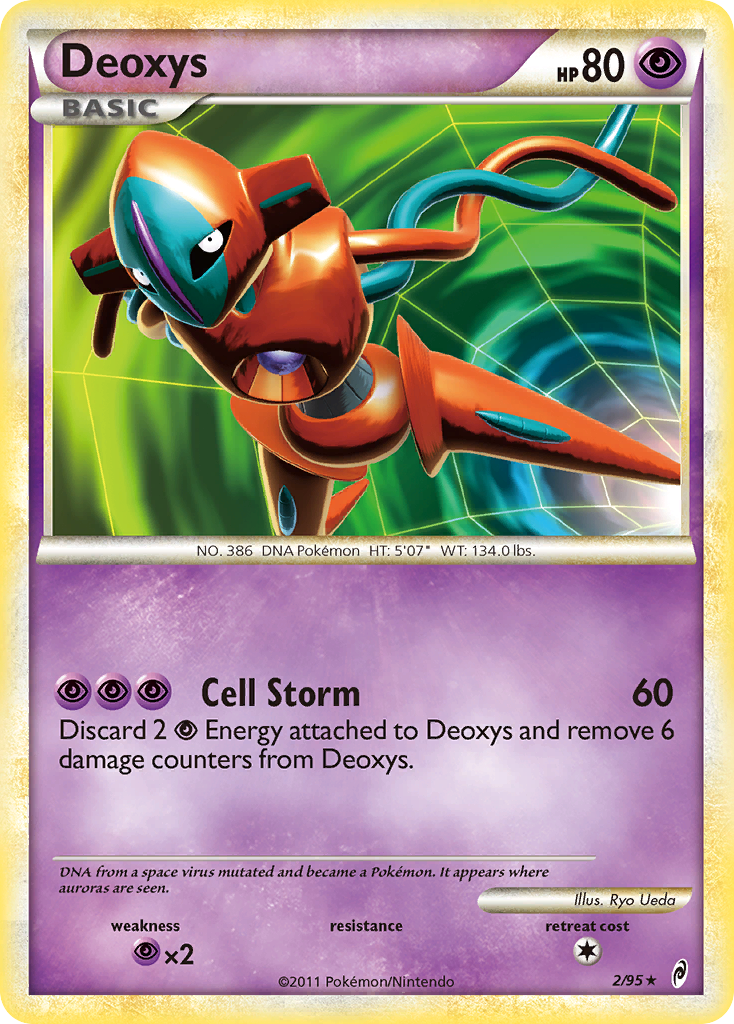 Call of Legends Non - Holo Deoxys #2/95